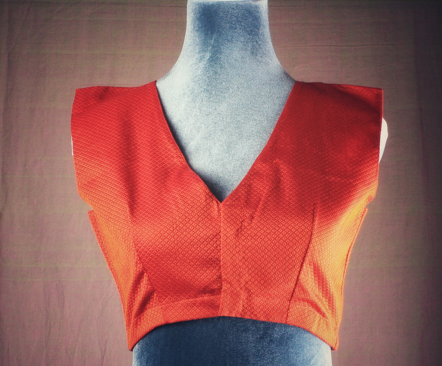 Khun Handloom Plain Sleeveless Blouse