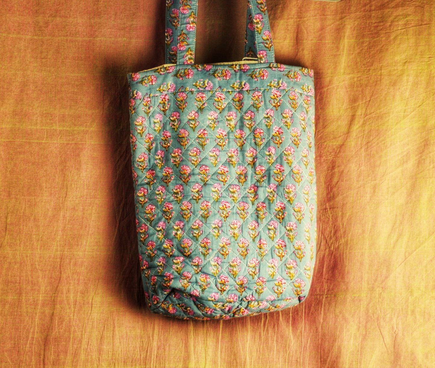 Sanganeri Hand block print Bag