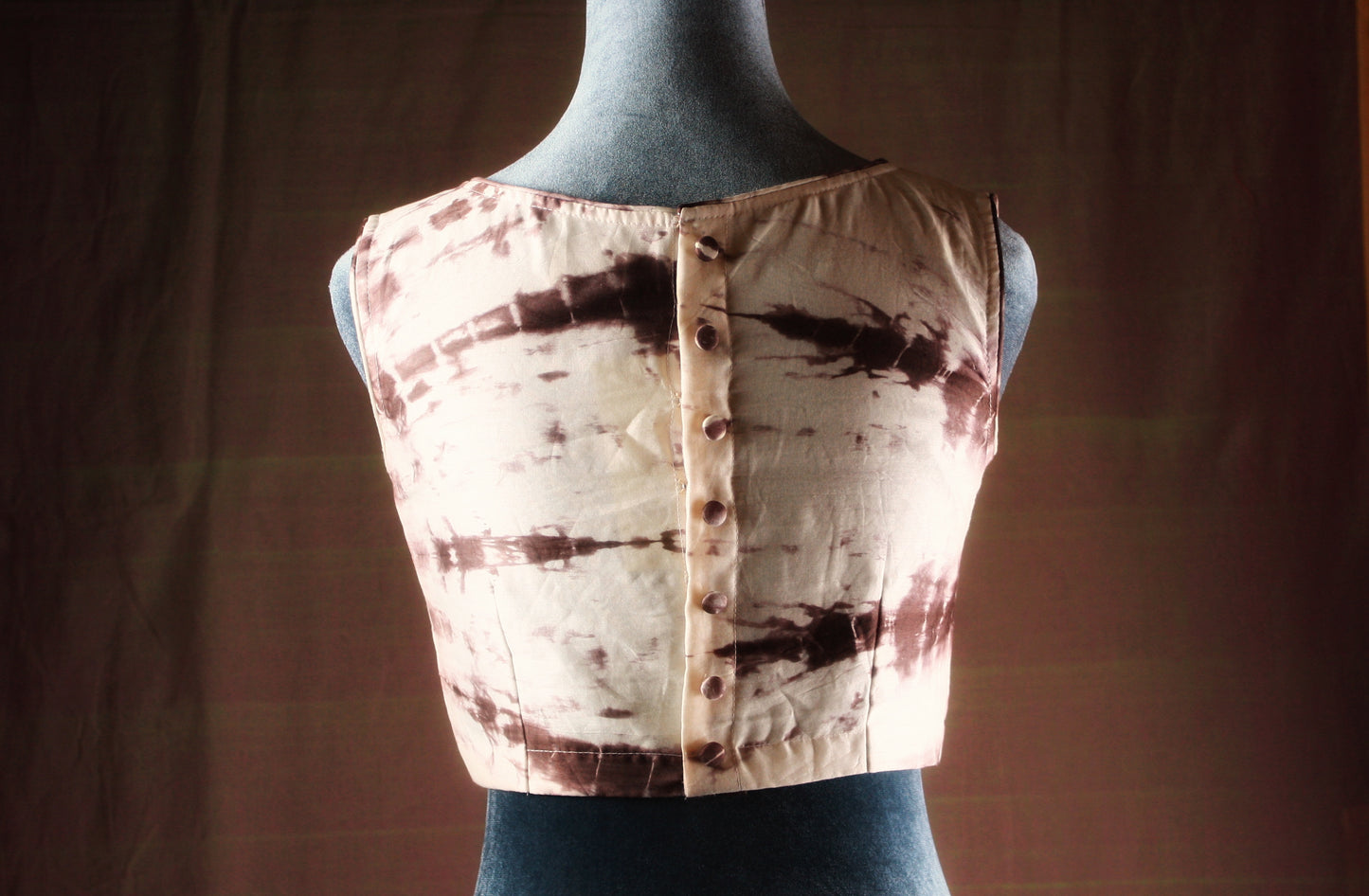 Shibori Sleeveless Blouse