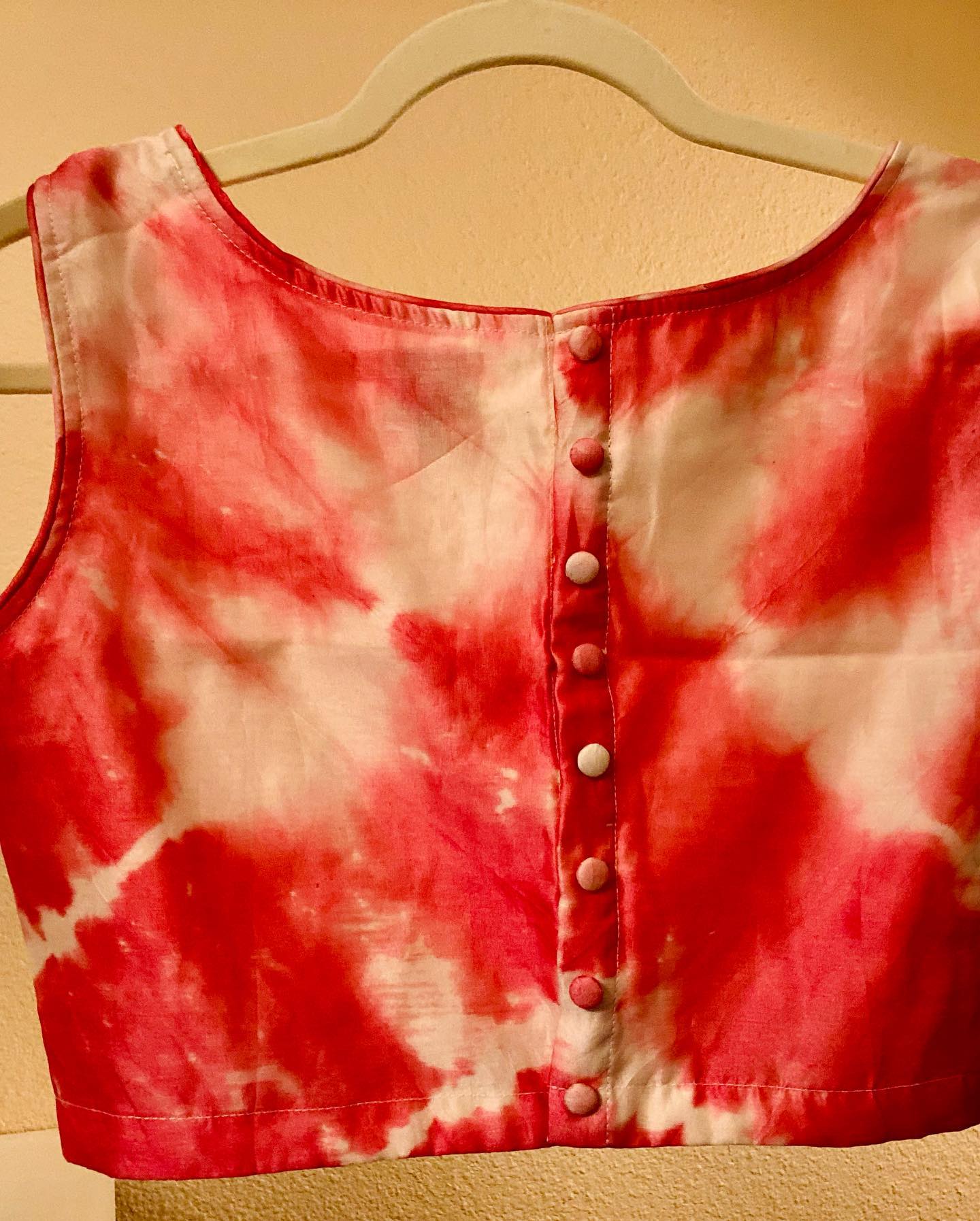 Shibori Sleeveless Blouse