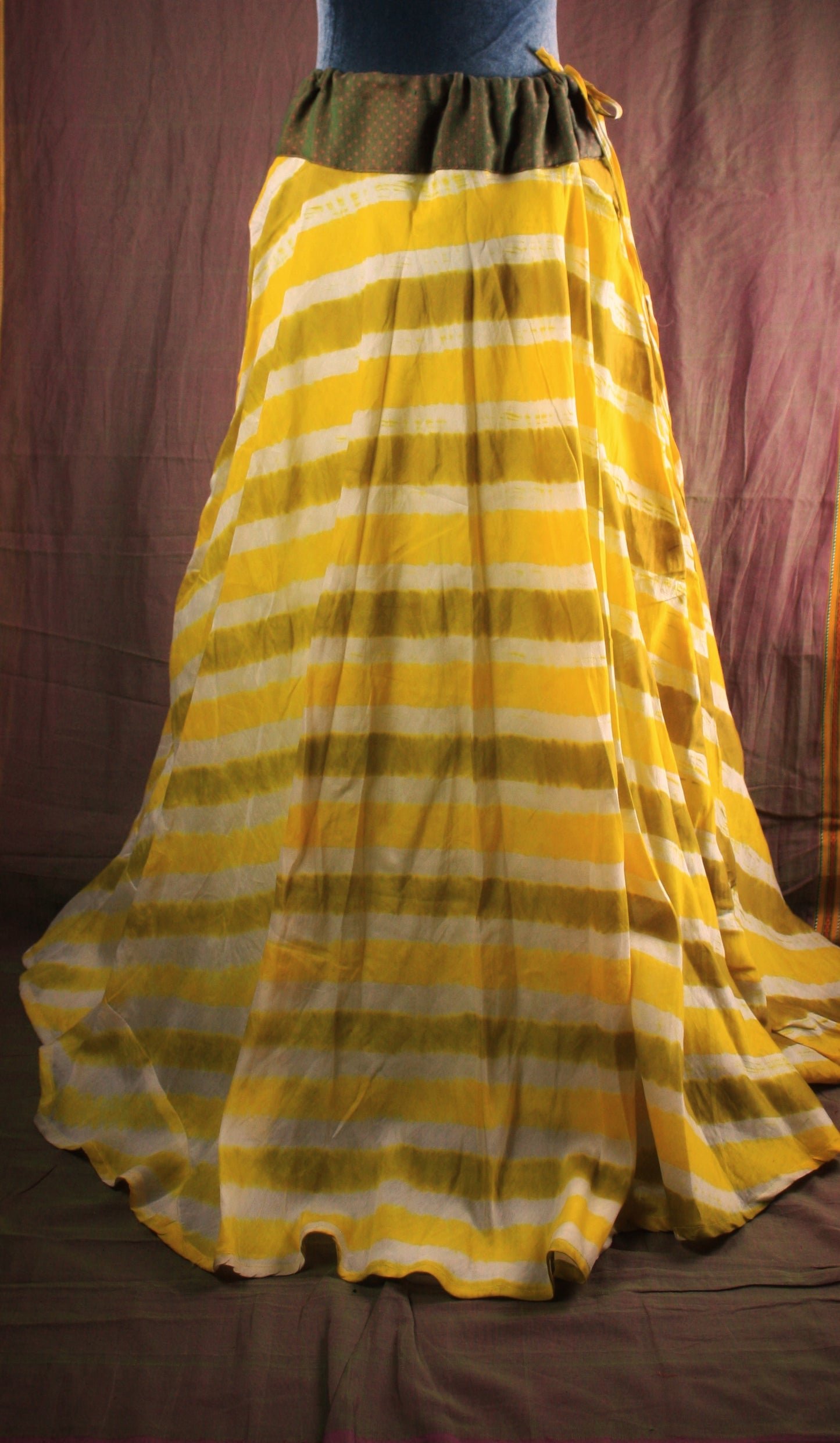 Hand crafted Leheria Tie-Dye Lehenga (full skirt)