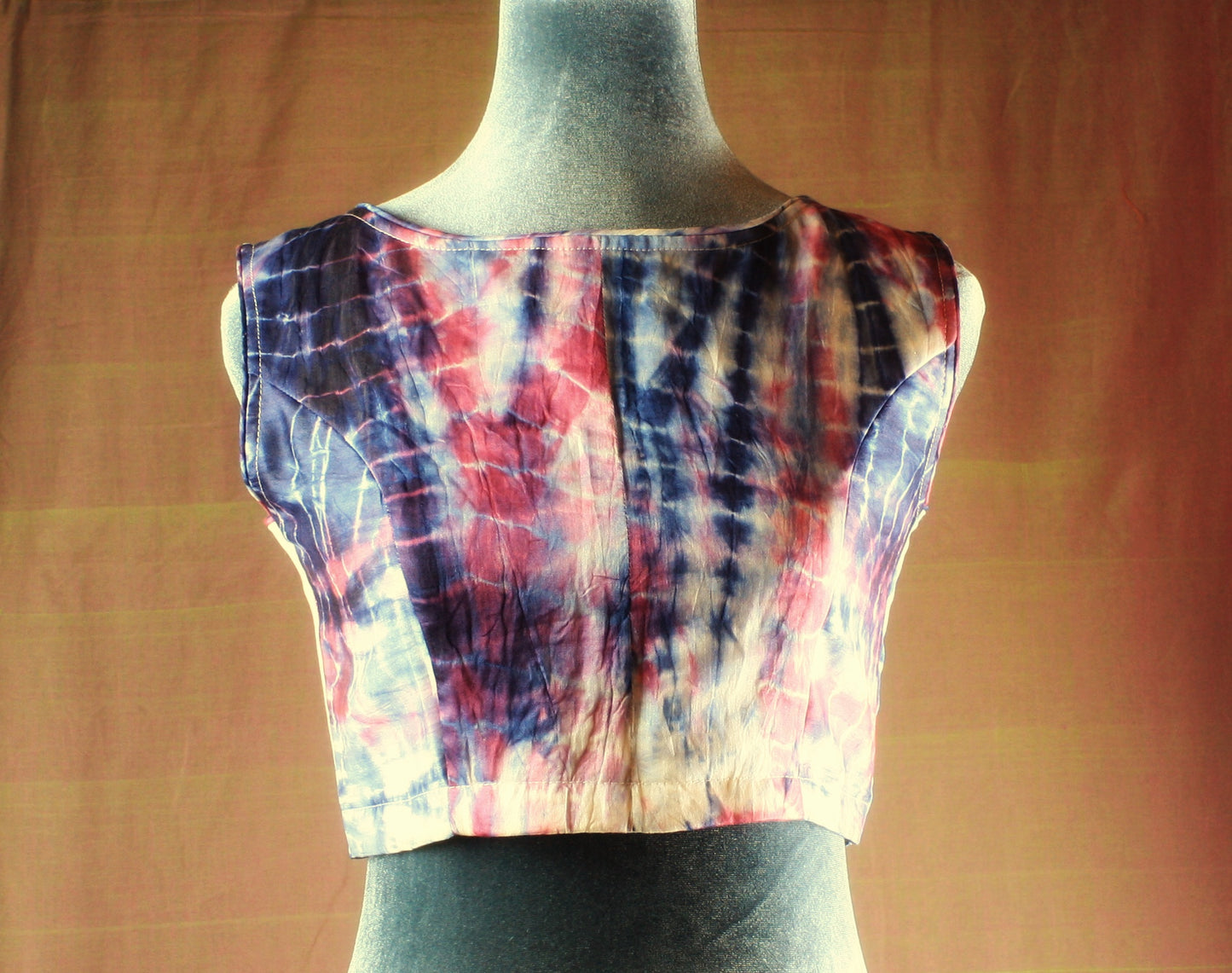 Shibori Sleeveless Blouse