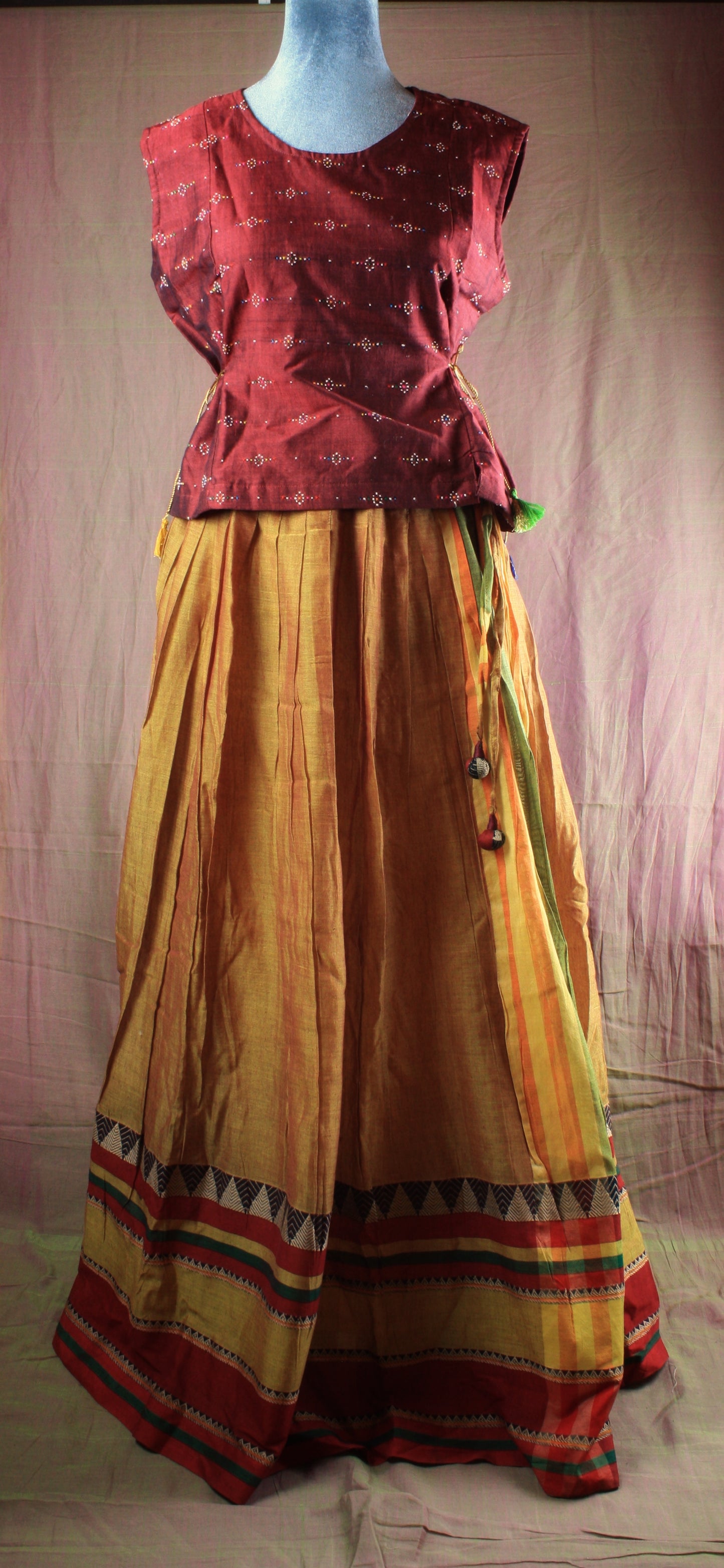 Narayanpet Handloom Langa ( full skirt)