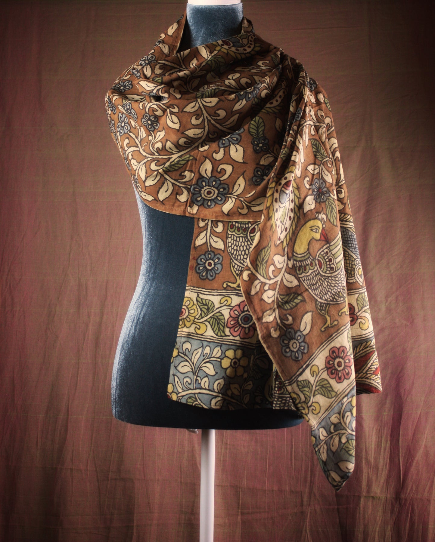 Hand painted Kalamkari Stole