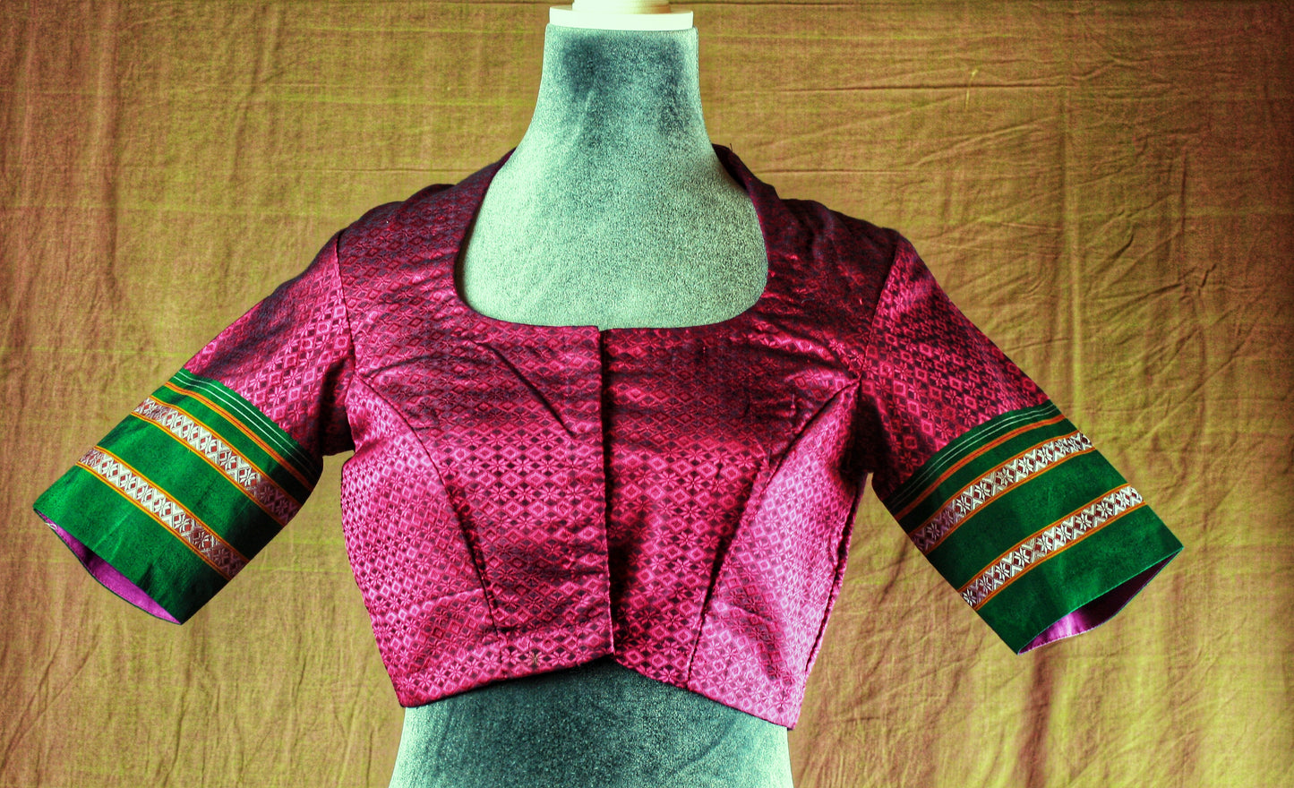 Khun Handloom High neck Blouse