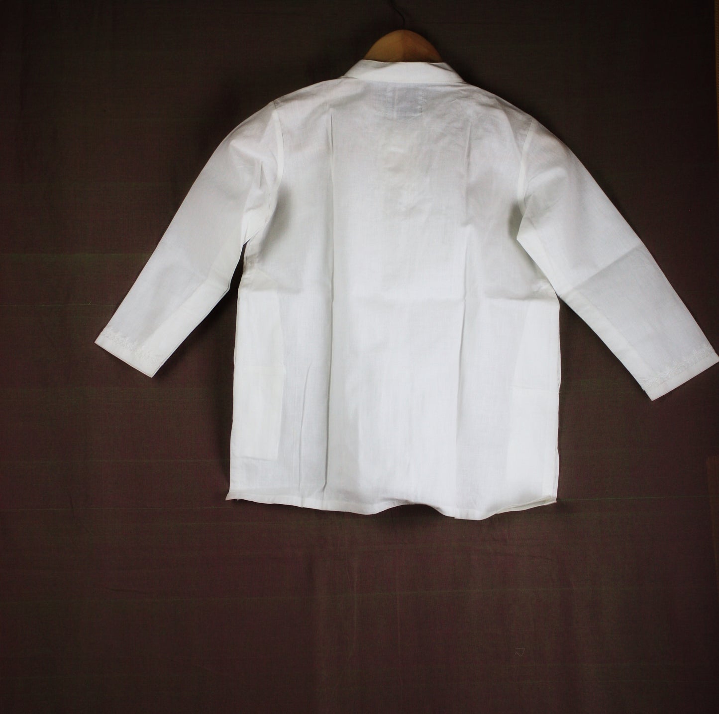 Boys White Khadi Kurta