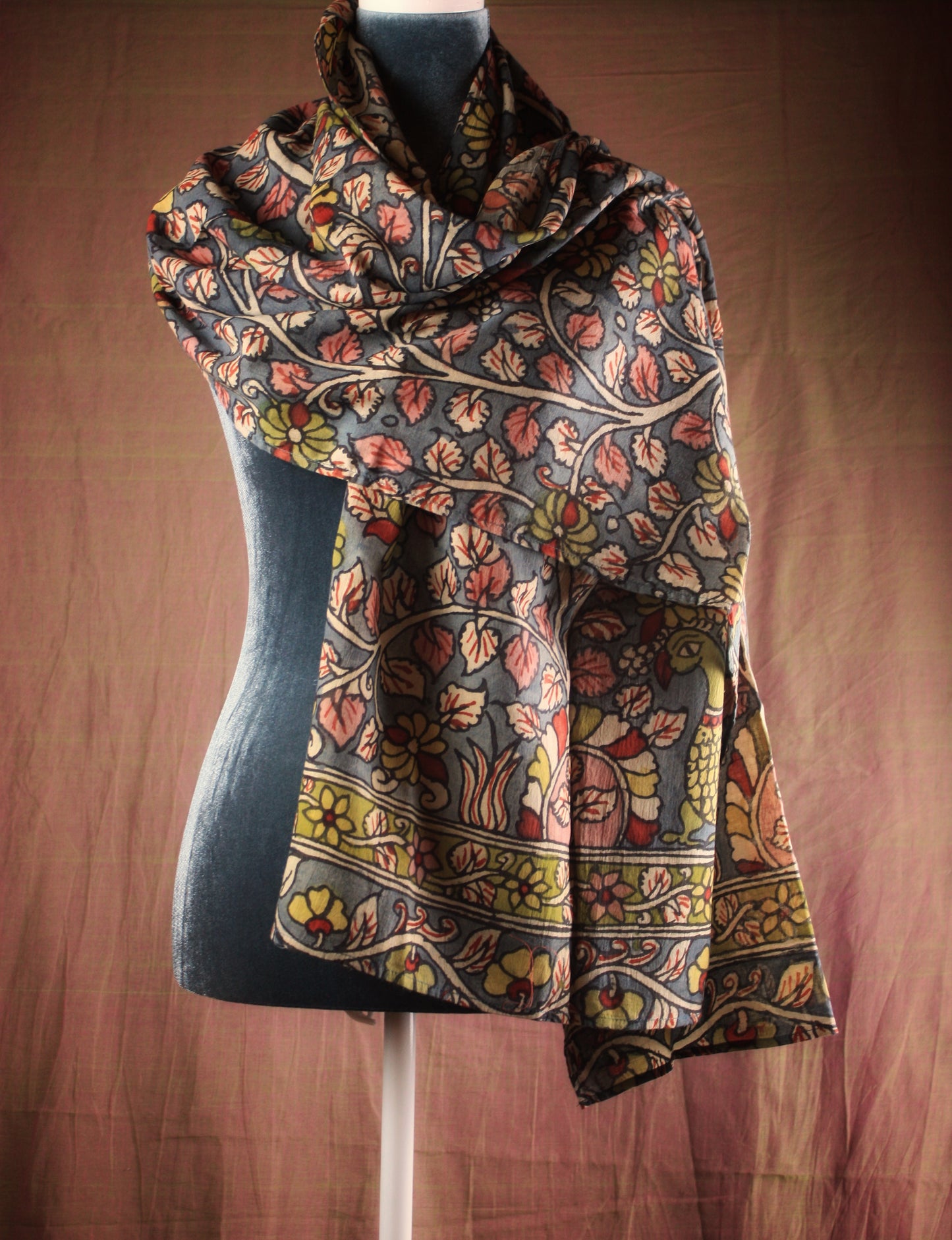 Hand painted Kalamkari Stole