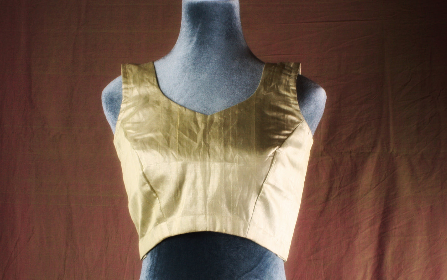 Sleeveless Tissue Blouse