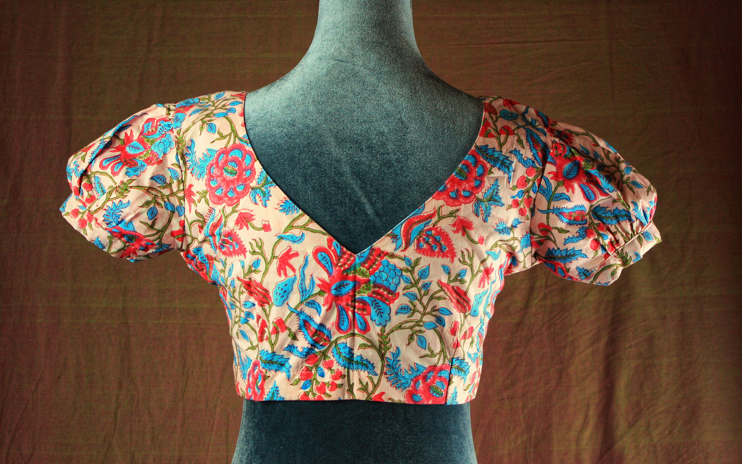 Sanganeri Hand block print Blouse