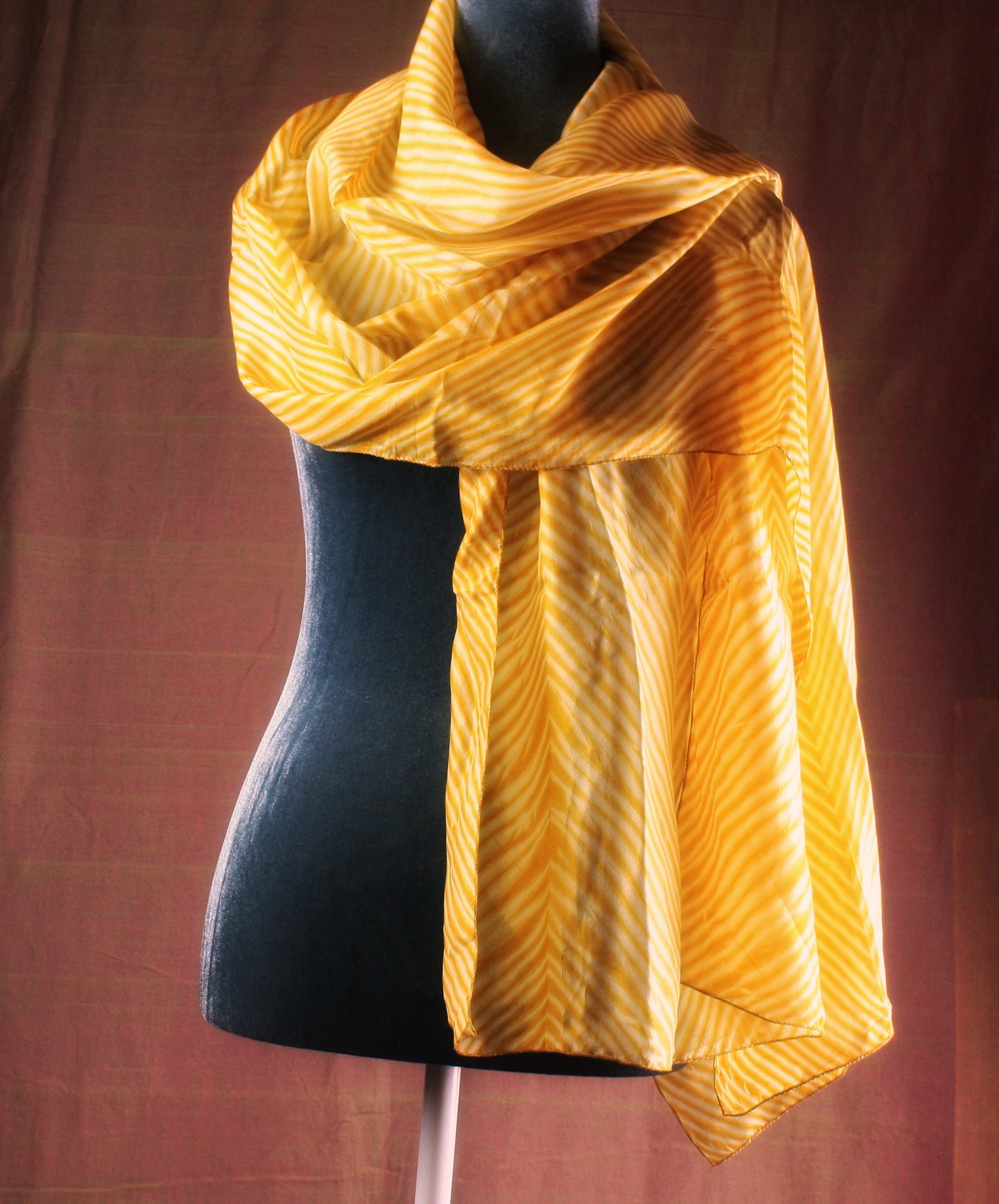 Hand crafted Shibori Silk Stole