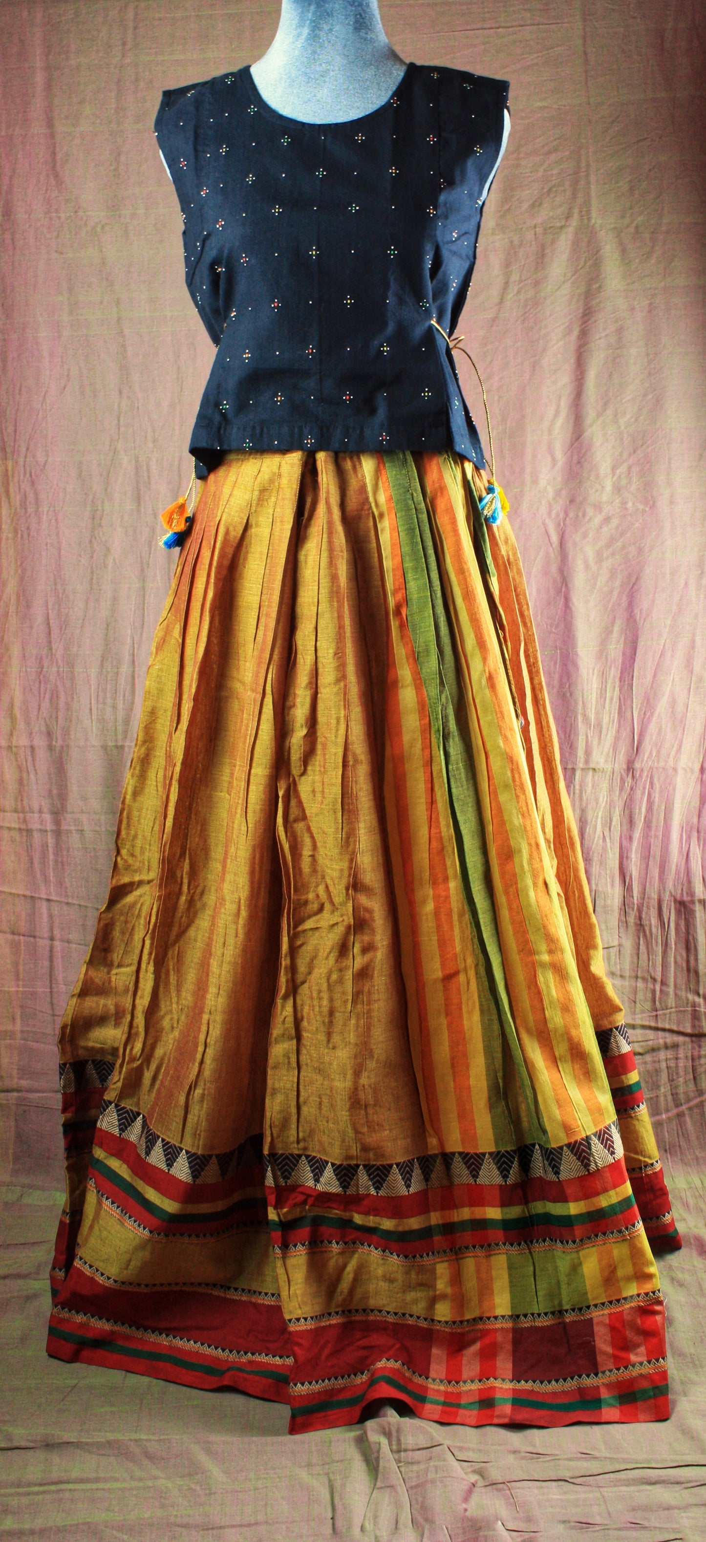 Narayanpet Handloom Langa ( full skirt)