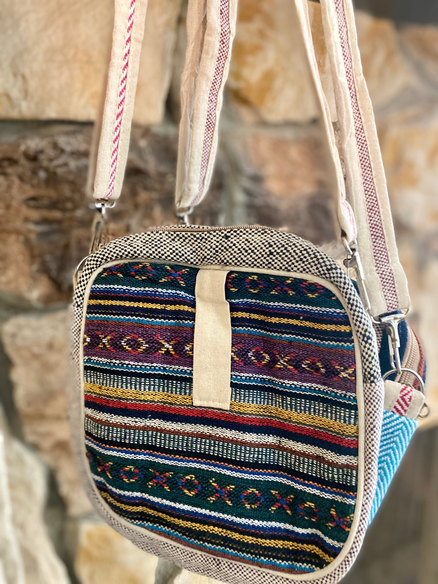 Eco-friendly Hemp sling shoulder bag