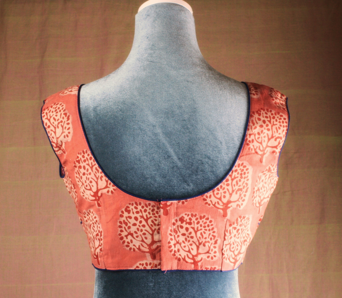 Bagru Hand block print Sleeveless Blouse