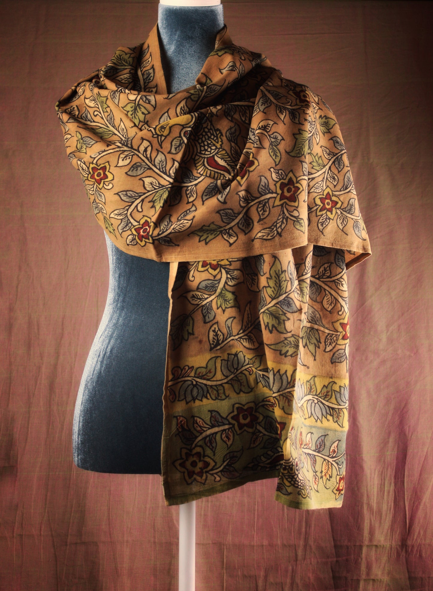 Hand painted Kalamkari Stole