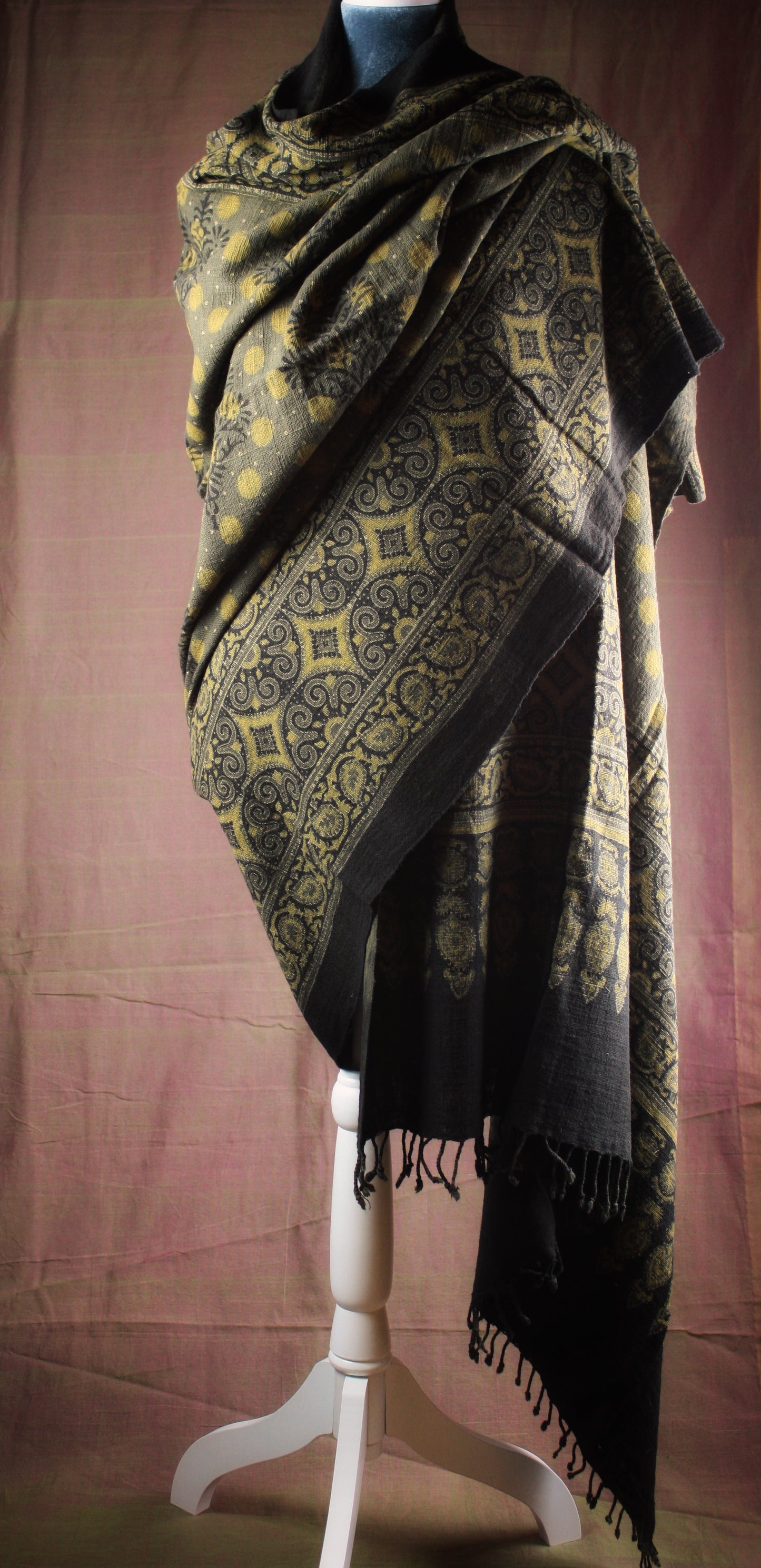 Ajrakh Organic Cotton Shawl