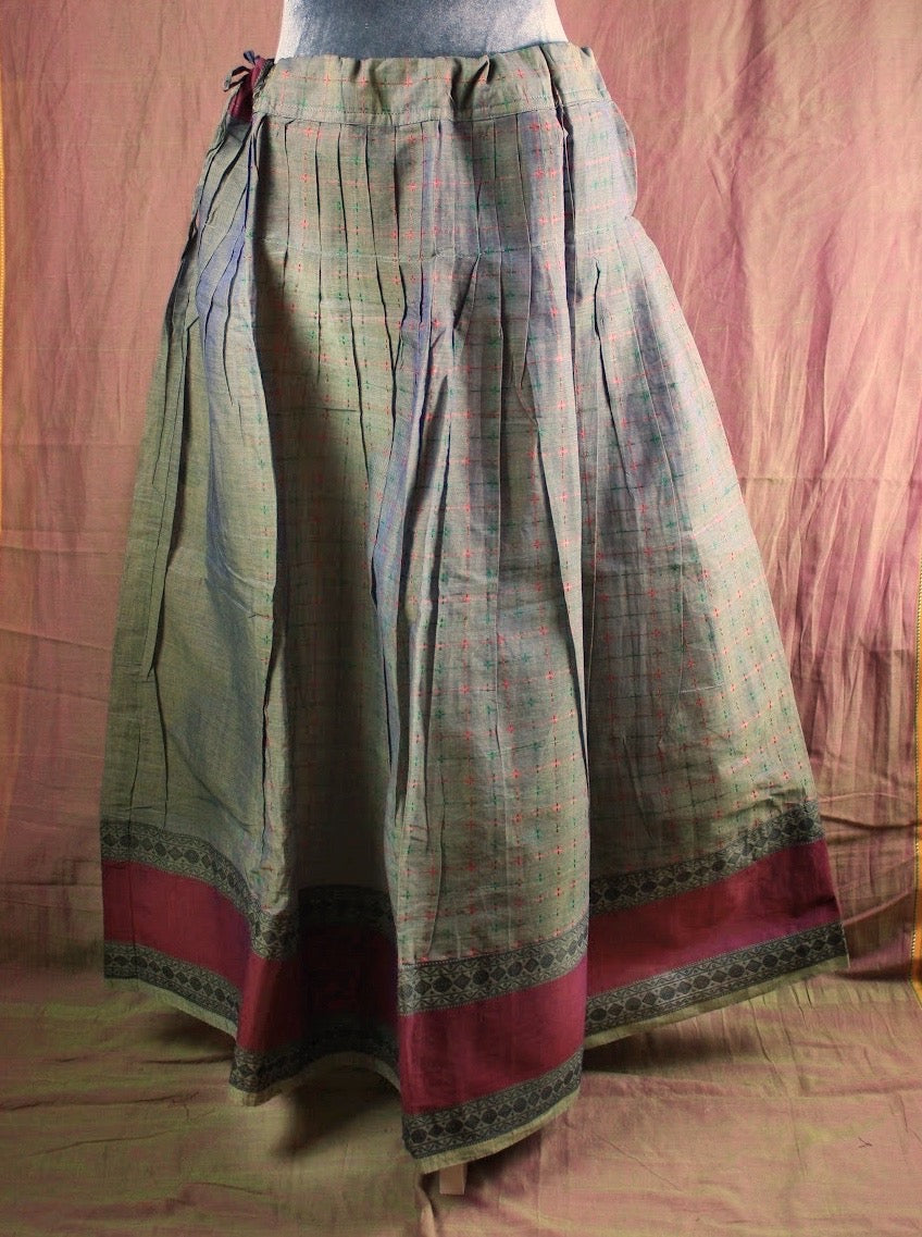 Kanjivaram Handloom Pavadai (full skirt)