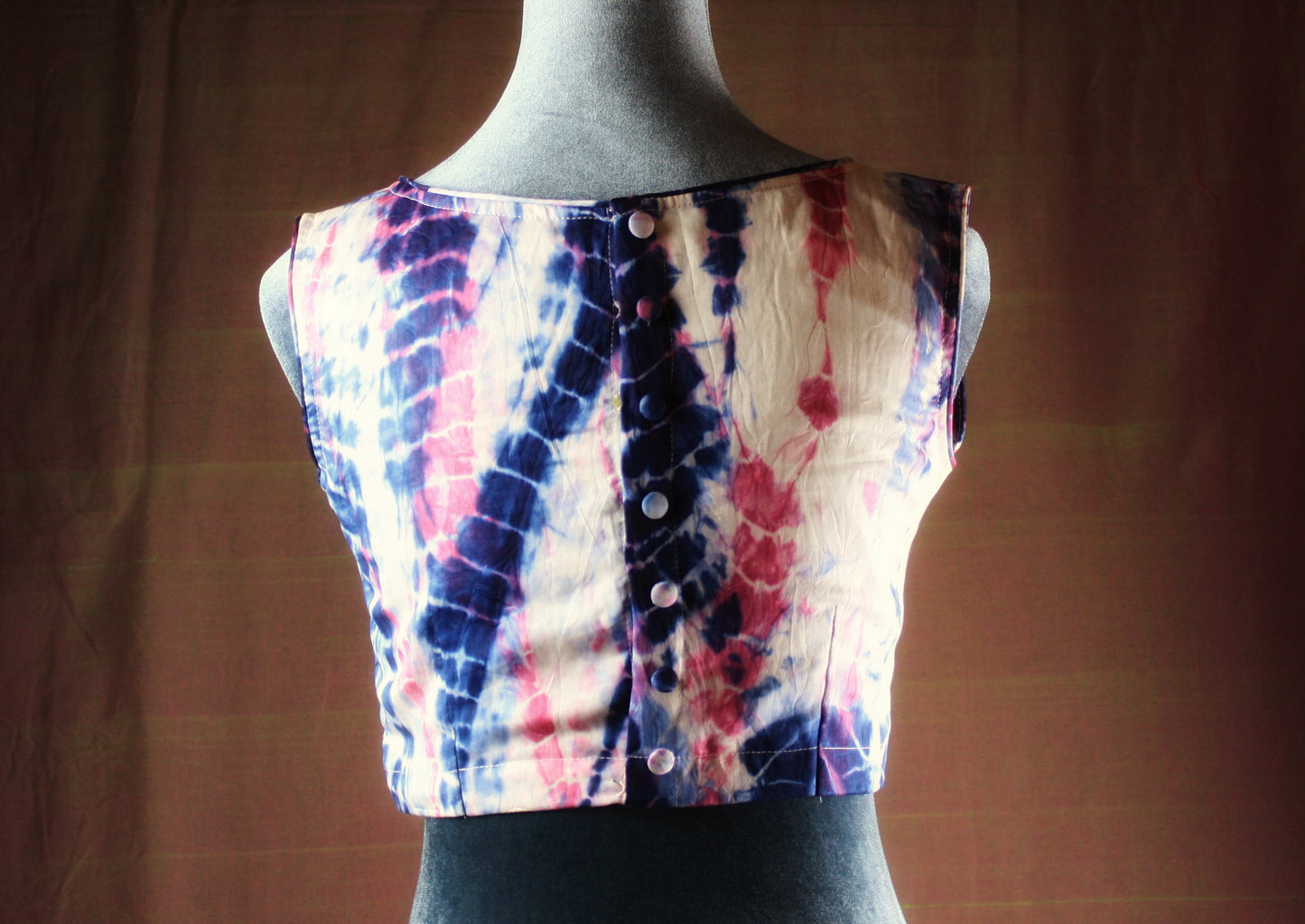 Shibori Sleeveless Blouse