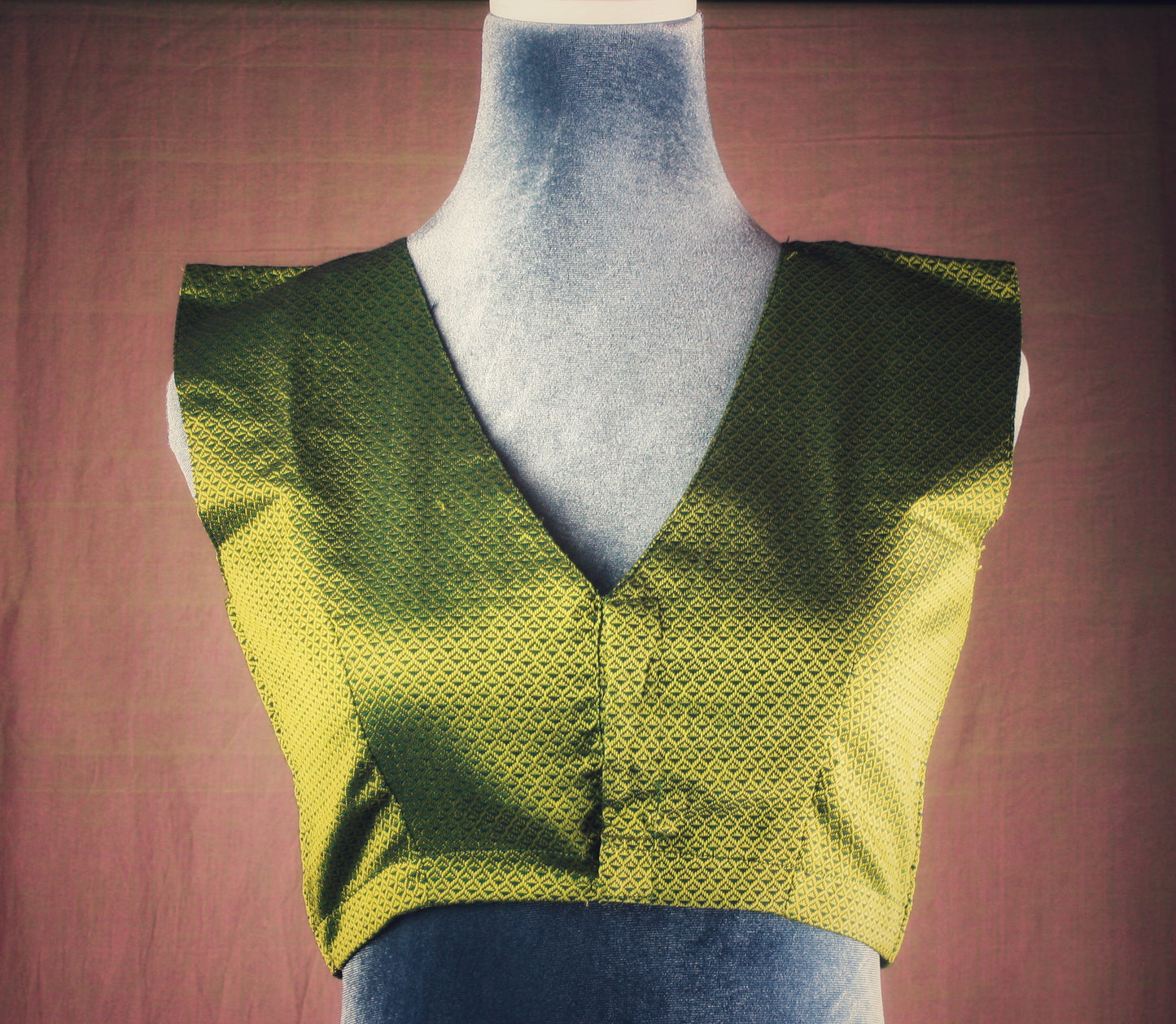 Khun Handloom Plain Sleeveless Blouse