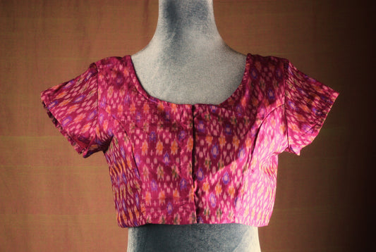 Ikat Silk Cotton Blouse - 2 colors