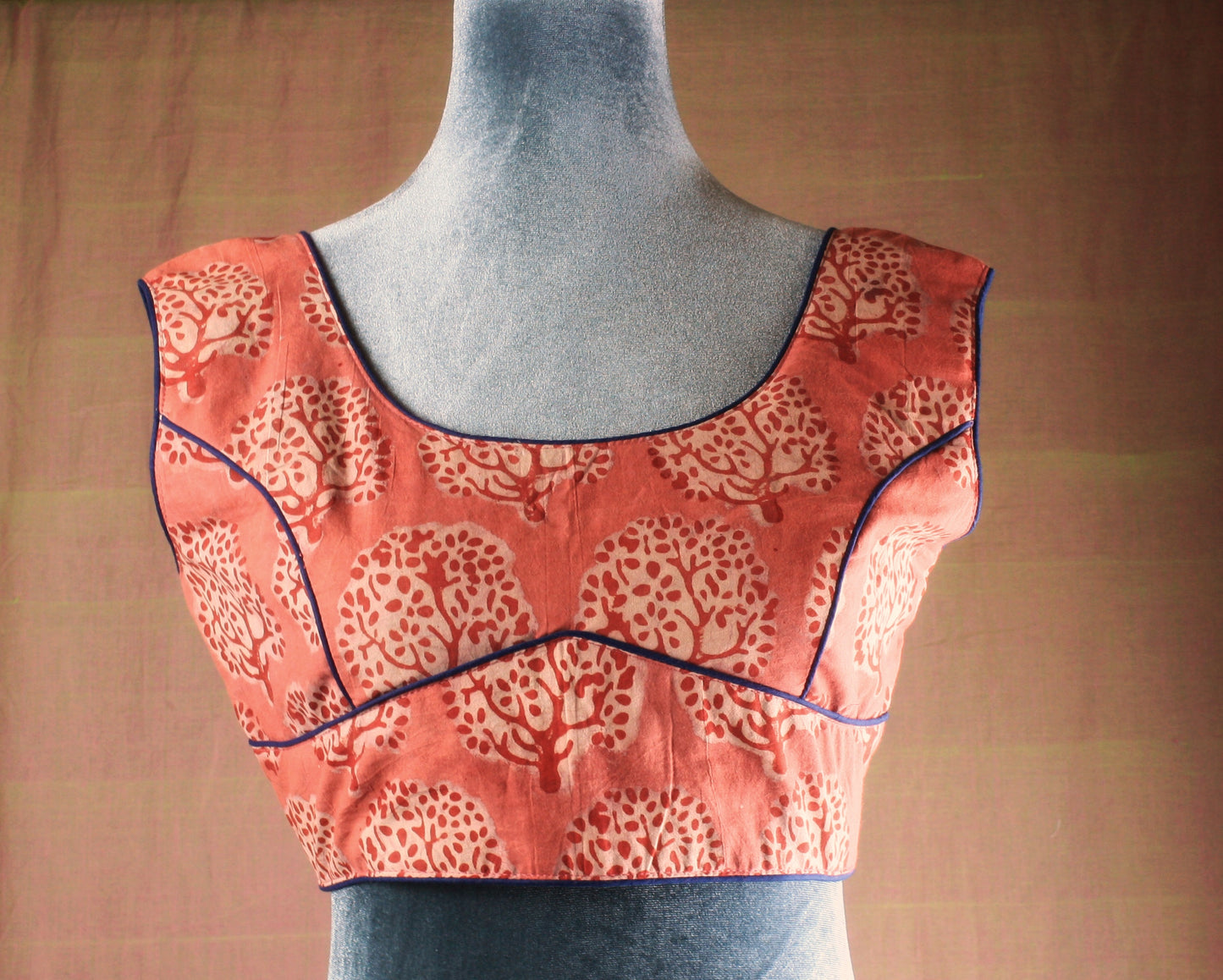 Bagru Hand block print Sleeveless Blouse