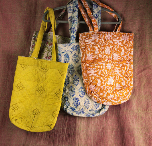 Sanganeri Hand block print Bag