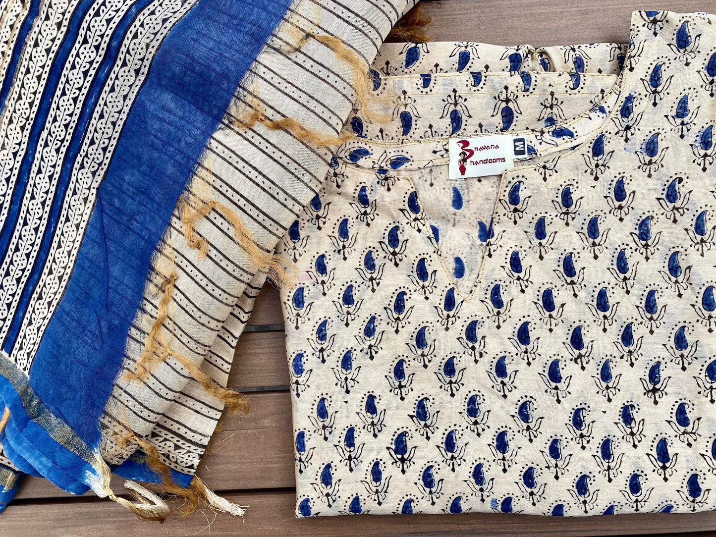 Bagru/ Dabu Hand block print Kurta Set