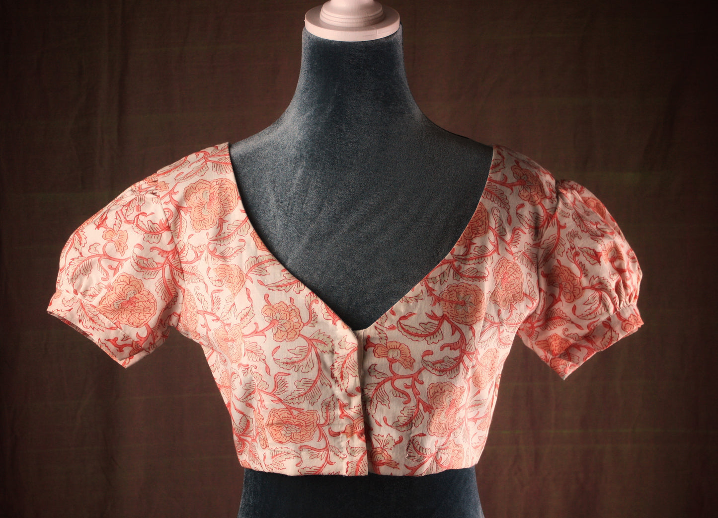 Sanganeri Hand block print Blouse